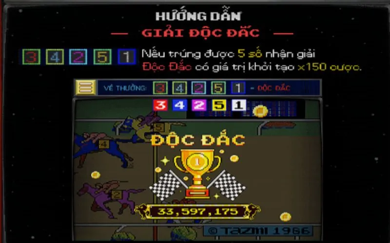 Mức độ khủng của giải vé số thưởng Đua ngựa Vinbet