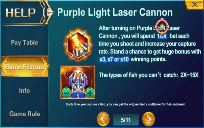 Purple Light Laser Cannon - Tăng sức mạnh săn thưởng