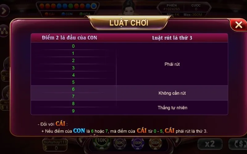 Thuộc lòng quy tắc rút quân thứ 3 tại Baccarat Kim Tài Vinbet